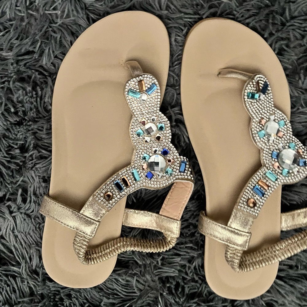 Bling Sandals worn only once
